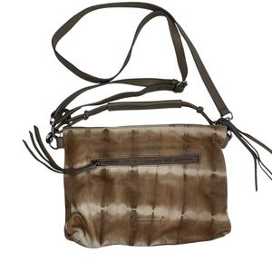 Lucky Brand leather country western rodeo Tan and Brown Interior Bag